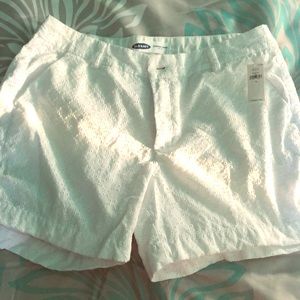 White eyelet old navy  shorts